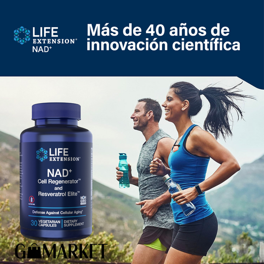 NAD+ Cell Regenerator™ and Resveratrol Elite™